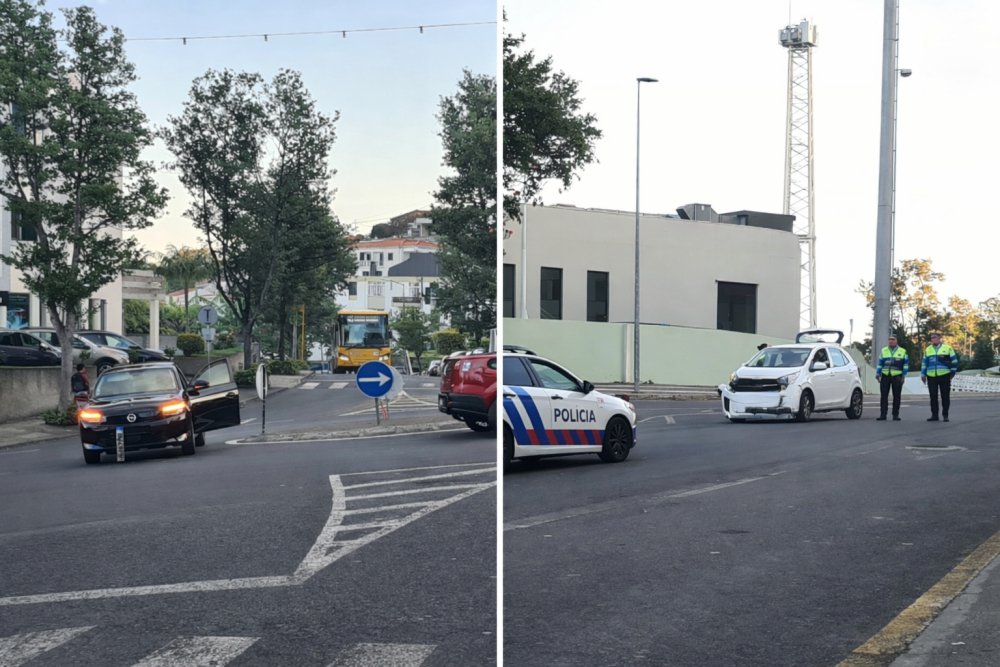Dois acidentes quase em simultâneo nos Barreiros