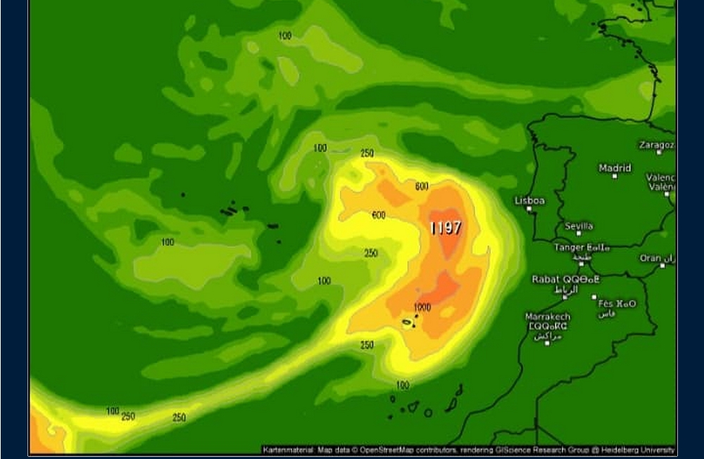 Chuva, trovoada e aviso amarelo na Madeira