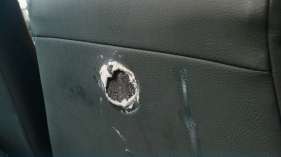 Autocarros de transporte p&uacute;blico vandalizados