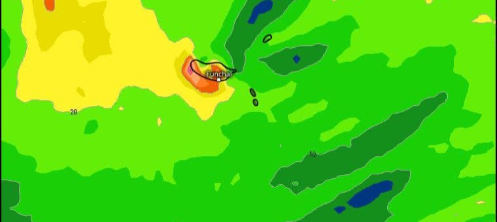 Previsão de chuva forte amanhã à tarde