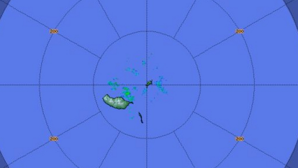Nuvens e chuva na previsão para hoje
