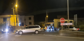 Acidente na sa&iacute;da para C&acirc;mara de Lobos