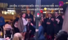 Pediu a namorada em casamento e a resposta tornou-se viral (com v&iacute;deo)