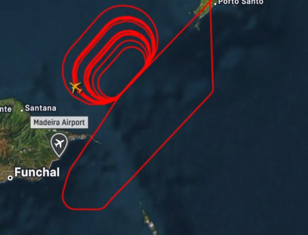 Vídeo mostra avião a dar 19 voltas antes de divergir
