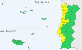 Portugal em risco m&aacute;ximo de inc&ecirc;ndio