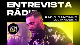 DJ Satnik entrevistado na R&aacute;dio Cantinho da Madeira