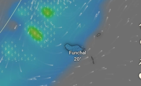 Chuva intensa e trovoada para amanh&atilde;, na Madeira. Consulte as previs&otilde;es