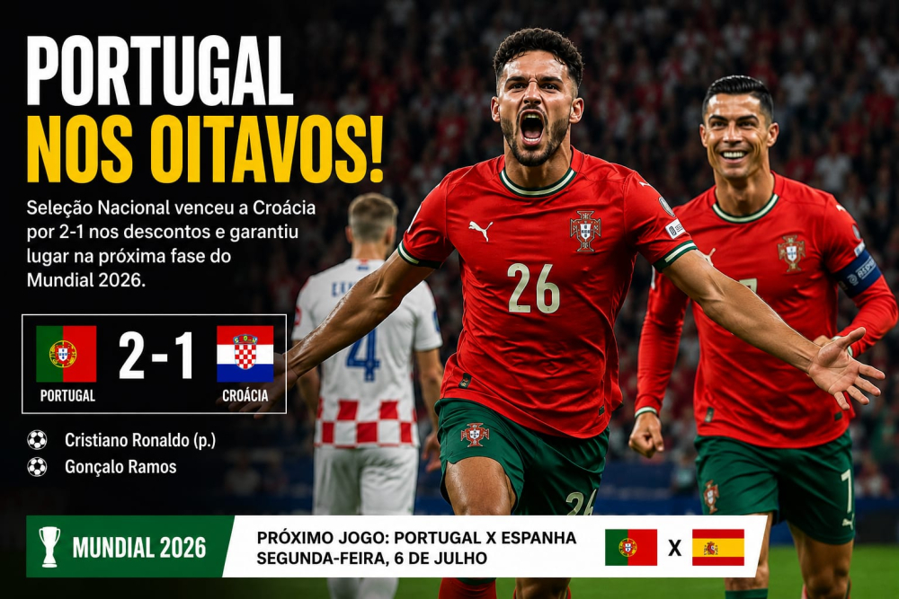 Portugal venceu Croácia e dedicou vitória a Diogo Jota