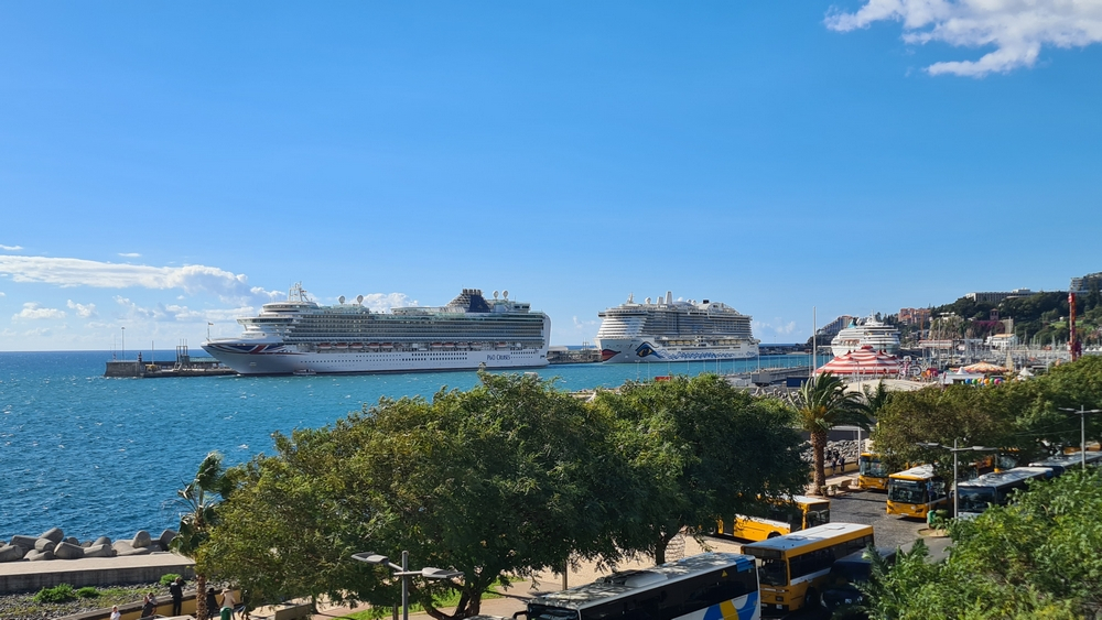 12 navios de cruzeiro passam o fim de ano na Madeira