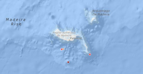 Sismo a Sul do Funchal
