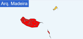 Madeira em aviso vermelho