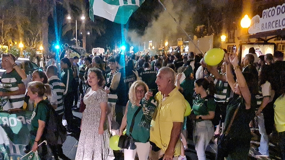 Festa do Sporting na Avenida do Mar. Espreite o vídeo.