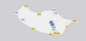Ser&aacute; uma noite fria na Madeira. Temperaturas come&ccedil;aram a baixar