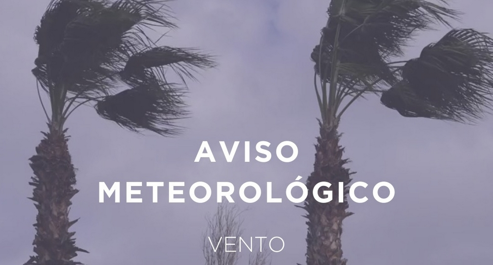 Aviso à população: medidas preventivas para chuva, vento e ondulação forte