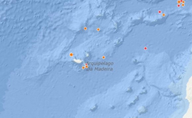 Sismo registado a Nordeste da Madeira
