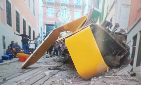 V&iacute;deo mostra momentos de afli&ccedil;&atilde;o em Lisboa