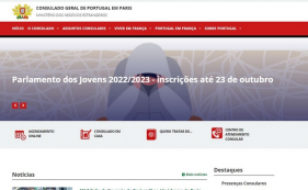 Consulado de Paris com novo site