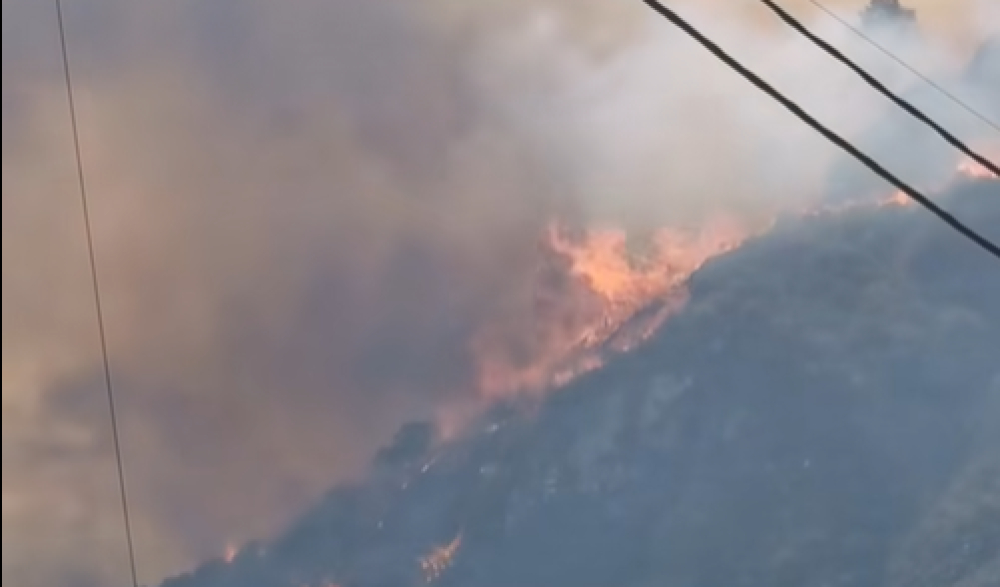 Incêndio imparável na Serra de Água (com vídeo)