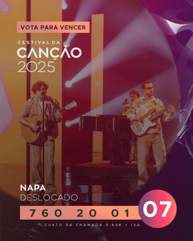 J&aacute; pode votar na banda madeirense NAPA para o Festival da Can&ccedil;&atilde;o