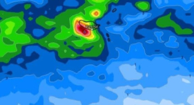 Depress&atilde;o Claudia "regressa" com chuva e vento