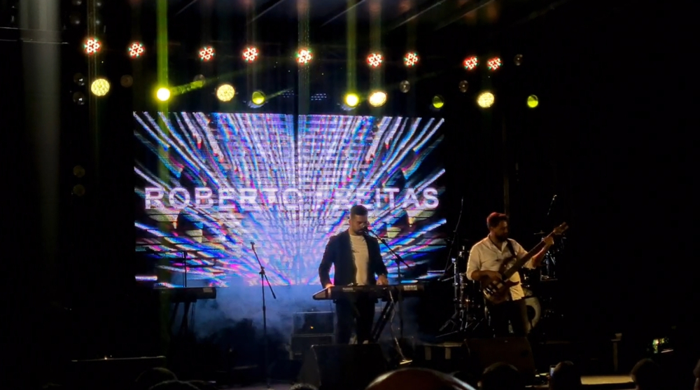 Roberto Freitas animou as Festas de São Roque (com vídeo)