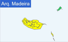 Aviso amarelo para chuva forte a partir da tarde