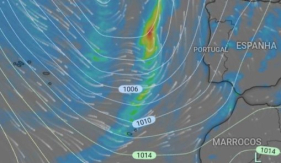 Frio polar, vento, chuva e agita&ccedil;&atilde;o mar&iacute;tima a partir de sexta-feira