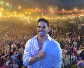 Miro Freitas leva milhares &agrave; Festa da Cereja no Jardim da Serra (com v&iacute;deo)
