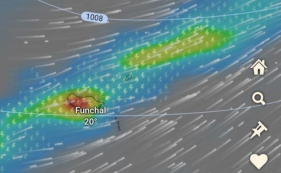 Chuva forte e trovoada podem estar de regresso na Madeira. Consulte a previs&atilde;o.