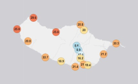 Porto Moniz pode ter atingido a temperatura mais alta de dezembro
