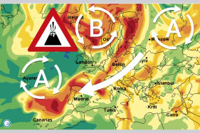 Erup&ccedil;&atilde;o vulc&acirc;nica na Isl&acirc;ndia causa polui&ccedil;&atilde;o por enxofre na Madeira