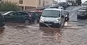 Depress&atilde;o inundou estrada de acesso &agrave; cadeia