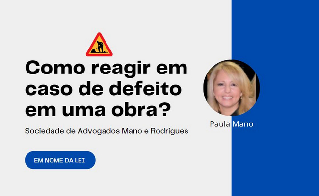 Em Nome da Lei - Defeitos em obras
